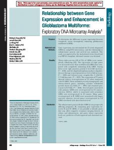 Relationship between Gene Expression and