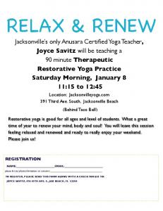 relax and renew - Jacksonville - Jacksonville Yoga