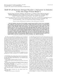 RelB NF-B Represses Estrogen Receptor Expression via Induction of ...