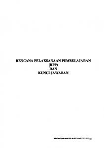 RENCANA PELAKSANAAN PEMBELAJARAN (RPP)