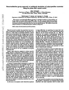 Renormalization group approach to multiscale simulation of ...