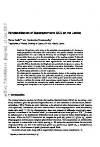 Renormalization of Supersymmetric QCD on the Lattice