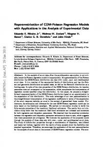 Reparametrization of COM-Poisson Regression Models with ...