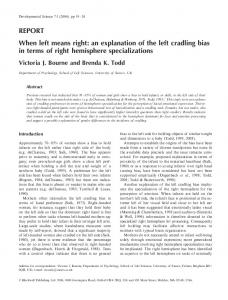 REPORT When left means right: an explanation of ... - Semantic Scholar