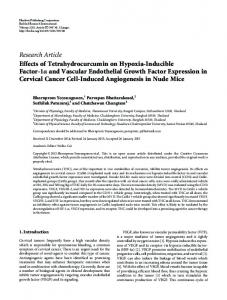 Research Article Effects of Tetrahydrocurcumin on ...