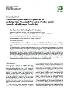 Research Article Linear Time Approximation