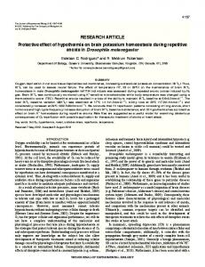 RESEARCH ARTICLE Protective effect of hypothermia on brain