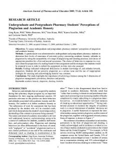 RESEARCH ARTICLE Undergraduate and