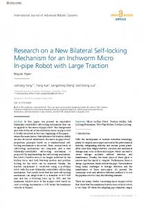 Research on a New Bilateral Self-locking Mechanism ... - SAGE Journals