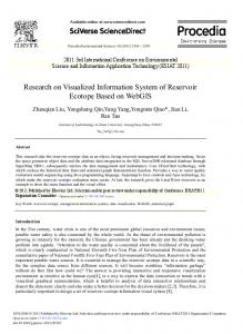 Research on Visualized Information System of ... - Science Direct