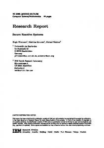 Research Report - IBM Research