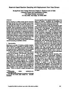 Reservoir-based Random Sampling with