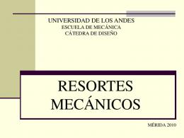 Resortes - Universidad de Los Andes