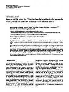 Resource Allocation for OFDMA-Based Cognitive Radio Networks with ...