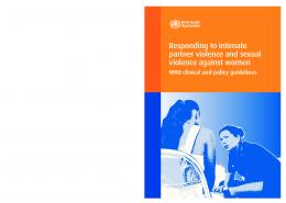 Responding to intimate partner violence and sexual violence ...