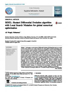 Restart Differential Evolution algorithm with Local Search ... - Core