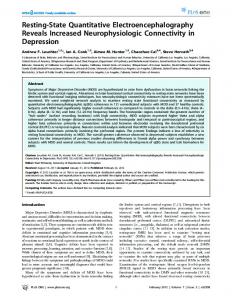 Resting-State Quantitative