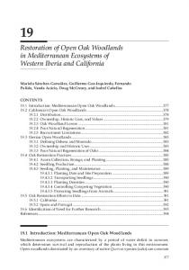 Restoration of Open Oak Woodlands in