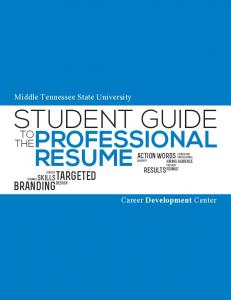 Resume Writing Guide