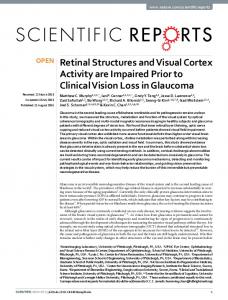 Retinal Structures and Visual Cortex Activity are ... - Semantic Scholar