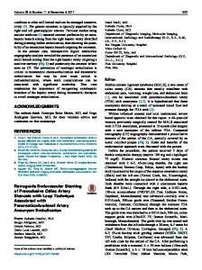 Retrograde Endovascular Stenting of Preocclusive Celiac ... - JVIR