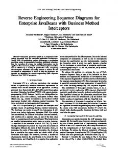 Reverse Engineering Sequence Diagrams for ... - IEEE Xplore