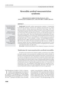 Reversible cerebral vasoconstriction syndrome - Semantic Scholar