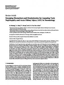 Review Article Emerging Biomarkers and ... - BioMedSearch