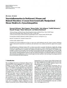 Review Article Neuroinflammation in Parkinson's ... - ScienceOpen