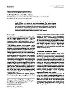 Review Nasopharyngeal carcinoma