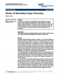 Review of Biomedical Image Processing