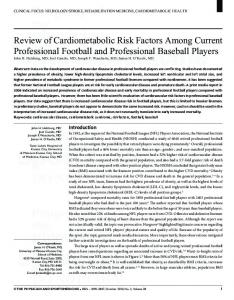 Review of Cardiometabolic Risk Factors Among ...