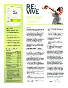 Re:Vive Product Sheet