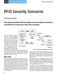 RFID Security Concerns