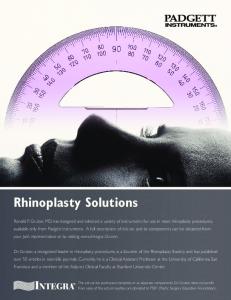 Rhinoplasty Solutions