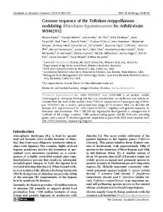 Rhizobium leguminosarum bv. trifolii strain WSM2012 - Springer Link