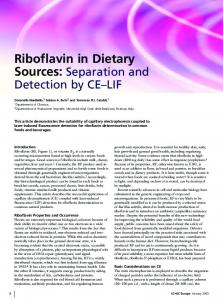 Riboflavin in Dietary