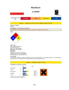 Riboflavin - Santa Cruz Biotechnology