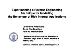 Rich Internet Applications - Unina