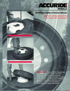 Rim/Wheel Safety & Service Manual