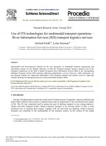 (RIS) transport logistics services