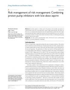 Risk management of risk management: Combining ... - Semantic Scholar