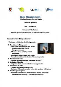 Risk Management