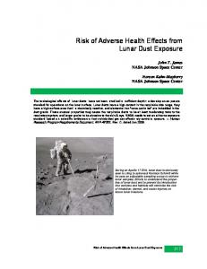 Risk of Adverse Health Effects from Lunar Dust Exposure