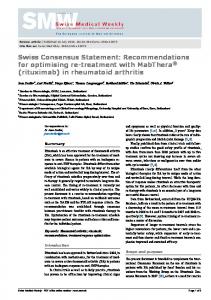 (rituximab) in rheumatoid arthritis - Semantic Scholar