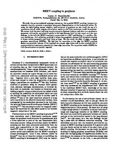 RKKY coupling in graphene