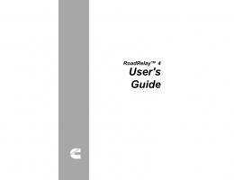 Road Relay 4 User's Manual