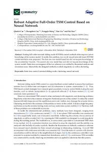 Robust Adaptive Full-Order TSM Control Based on Neural Network