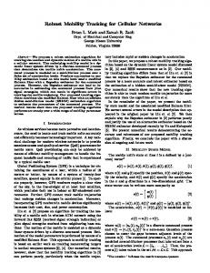 Robust Mobility Tracking for Cellular Networks - Semantic Scholar