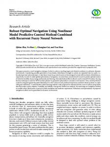 Robust Optimal Navigation Using Nonlinear Model Predictive Control